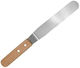 Glasurspachtel Zuckergusswerkzeuge Metallisch 27cm