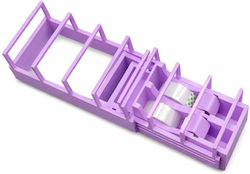 Tape Dispenser Alista Home Tape Holder Office School Plastic 15.5 X 7.7 X 7.4 Cm Purple