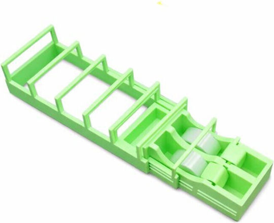 Dispenser Bandă Adezivă Alista Home Suport Bandă Birou Școală Plastic 15.5 X 7.7 X 7.4 Cm Verde