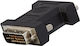 Premiumcord Dvi Zu Vga Adapter Dvi-i 24 + 5 Stecker Vga Buchse 15 Pin Nickelbeschichtet Farbe Schwarz Kpdva-1