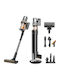 Deerma T50W XT Station Επαναφορτιζόμενη Σκούπα 2 σε 1 Stick & Χειρός Μαύρη