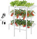 Vevor Hydroponic Cultivation System Hydroponic Cultivation Kit 3 Levels 108 Slots Upvc Pipes Timed Irrigation Thickened Hydroponic Pipes Indoor Home Garden Vegetable Fruit Herb Cultivation