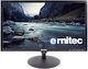 Ernitec Monitor Συστημάτων CCTV Μαύρο 70-24124-POE