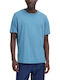 Herrenblusen Kurzarm Blau
