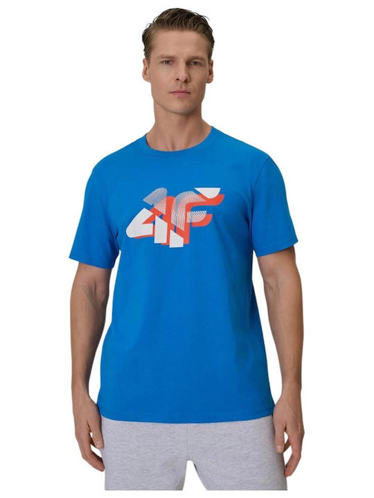 4F T-Shirt Blau 4F WSS26 TTSHM2667 33S