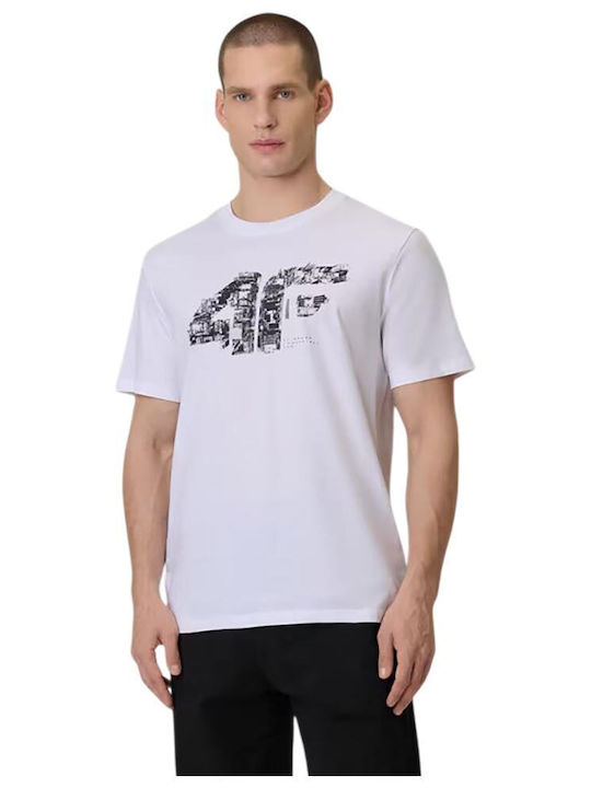 4F T-shirt Λευκό