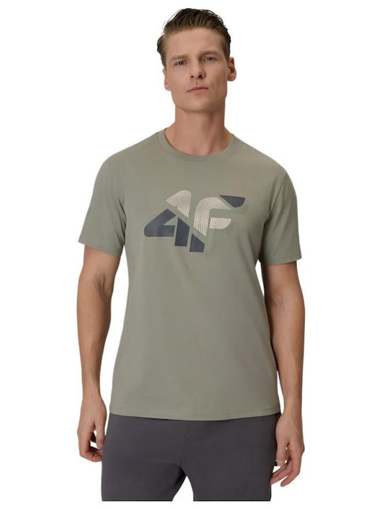 4F 4F Herren T-Shirt Khaki