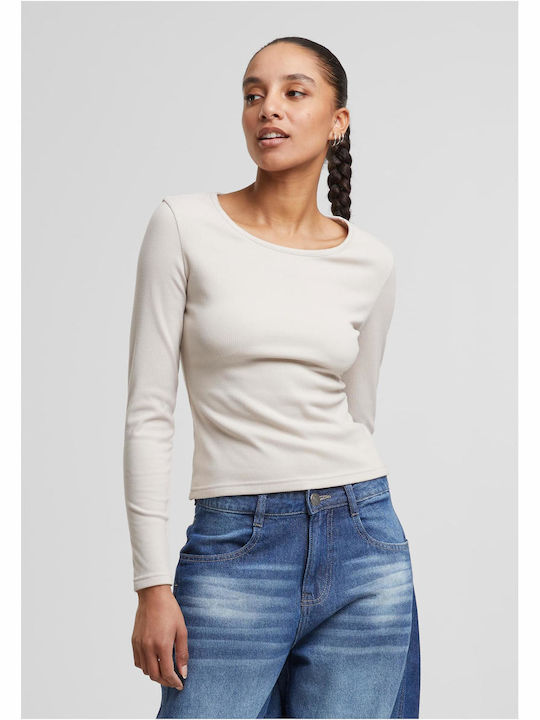 Urban Classics Bluza Damă Bumbac Albă