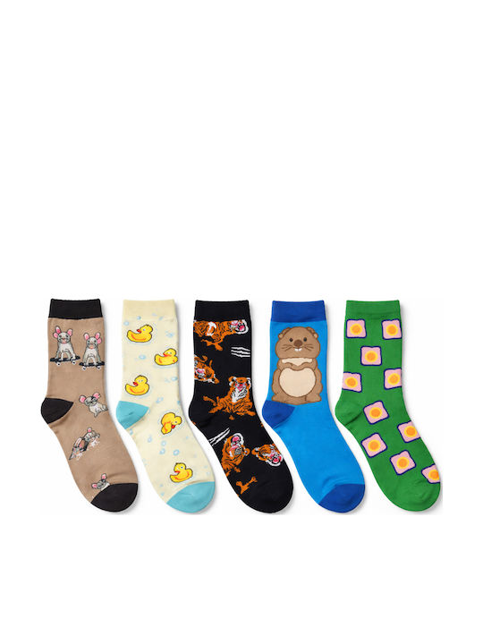 Hoho Socks Șosete Multicolore 5Pack