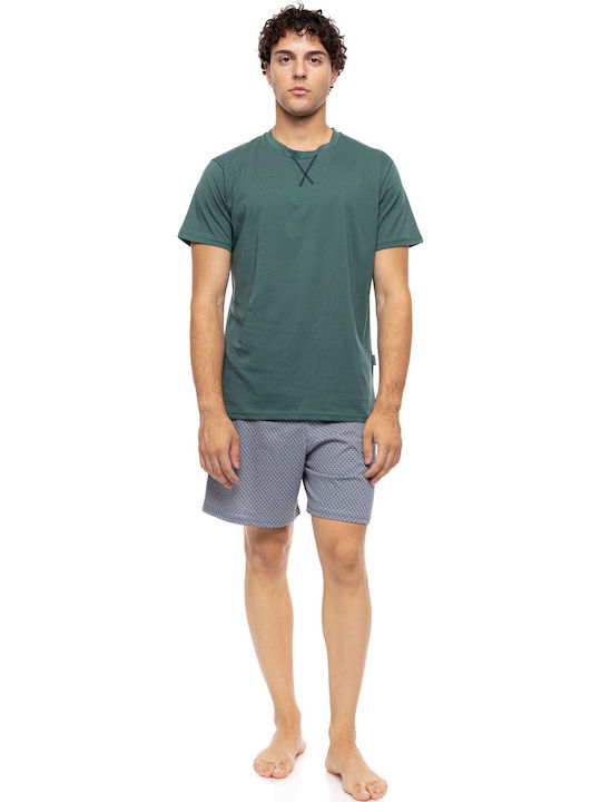 Ulisse Summer Men's Pyjama Sea Green