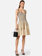 Summer Mini Evening Dress Black/White