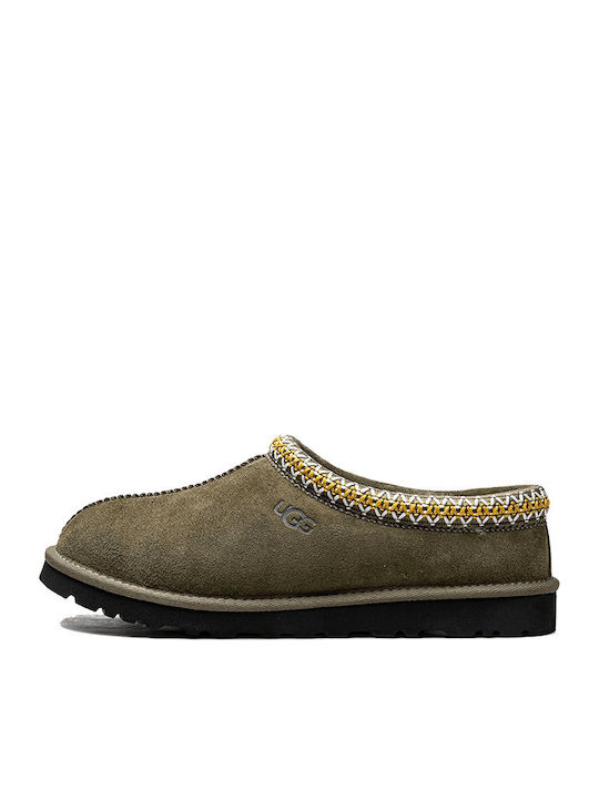 Tasman Woolen Winter Women's Slippers Green