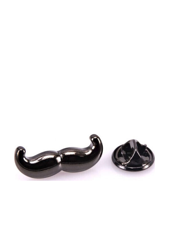 Broschen Schwarz Moustache