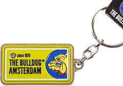 Bulldog Amsterdam Metallic Keychain Licence Plate Lime Green