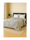 Κουβερλί Υπέρδιπλο Gray Damask 220x240cm