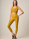 Sutien Sport Atletic Femei Auriu