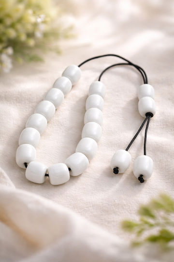 Worry Beads with 19 Resin Beads Length 29cm Red