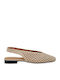 Δερμάτινες Γυναικείες Μπαλαρίνες Slingback σε Ροζ Χρώμα