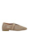 Leather Women's Ballerina Shoes In Pink Color