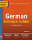 Practice Makes Perfect German Sentence Builder - Mcgraw-hill Education - Paperback / Softback