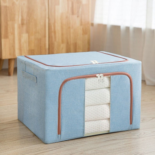 Alista Home Casetă Textilă De Depozitare Pentru Pătură/Duvet Și Haine Albastră 60x42x40cm