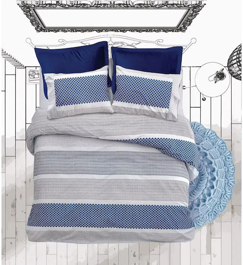 Makis Tselios Home Завивка Υπέρδιπло 240x250 см Boho Многоцветна