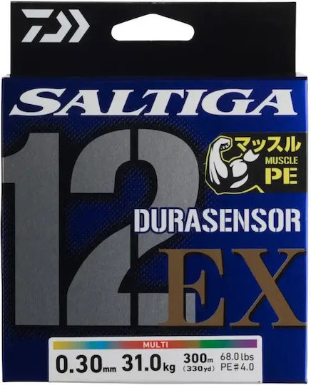 Daiwa Saltiga Durasensor 12 Плетени Влакна Ex 300м 0.16мм 0.16мм