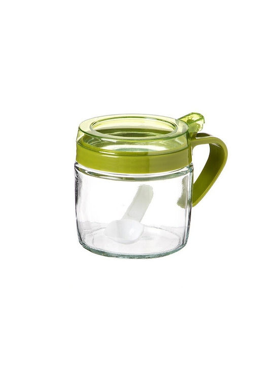 Alista Home Vază pentru Zahăr cu Capac Sticlă Transparentă 180ml
