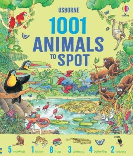 1001 Animals To Spot - Usborne Publishing Ltd - Hardback