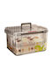 Alista Home Cutie De Depozitare Din Plastic Cu Roți Și Capac Transparent 31.5x23x19cm