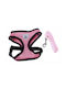 Value Imports Dog Harness Paw Leash Xlarge 30cm Neck 42-53cm Chest Pink