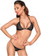 Noir Handmade Chequered Tape Bra Panties