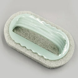 Cleaning Sponge Brush Handle Alista Home Brush Tiles Bathroom Kitchen Green