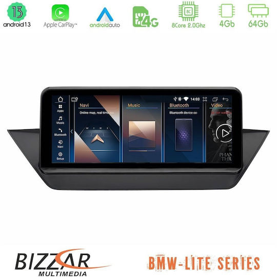 Bizzar Ηχοσύστημα Αυτοκινήτου για BMW X1 (E84) 2008-2015 (Bluetooth/USB/AUX/WiFi/GPS/Apple-Carplay/Android-Auto/CD) με Οθόνη Αφής 6.5"