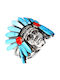 925 Stunning Silver Turquoise Ring Size 17 Indian