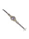 925 Amethyst Sapphire Bracelet Certificate