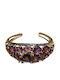 925 Silver Bracelet Amethysts Spinels