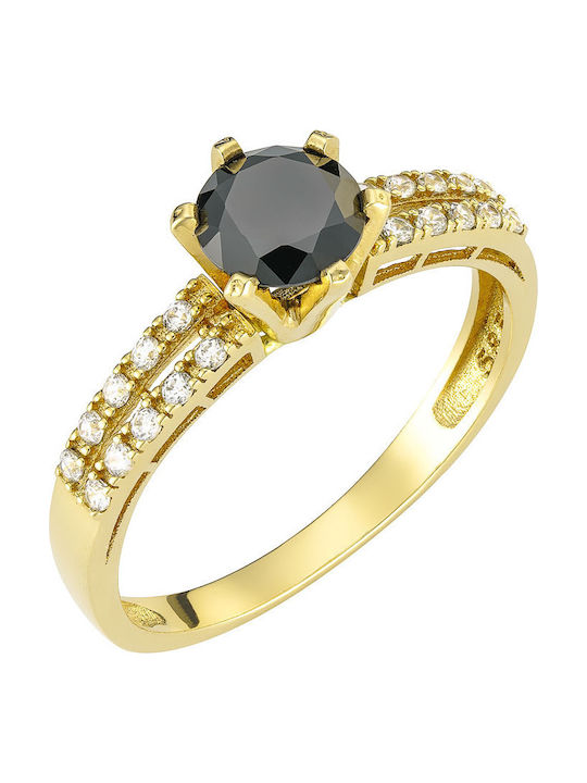 Ioannis Kosmima Single Stone Ring from 14K Gold