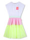 Girls Dress Striped Multicolour