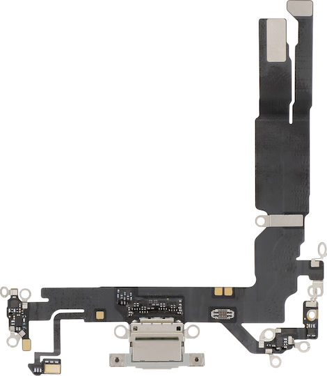 Clappio Conector De Încărcare Usb-c Iphone 17 Microfon Integrat Alb