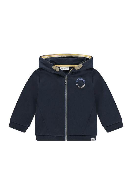 Kids Sweatshirt Cotton Hooded Blue