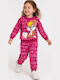 Kids Sweatpants Set Fuchsia