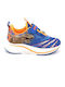 Rex Kids Sneakers with Hoop & Loop Closure & Lights Blue