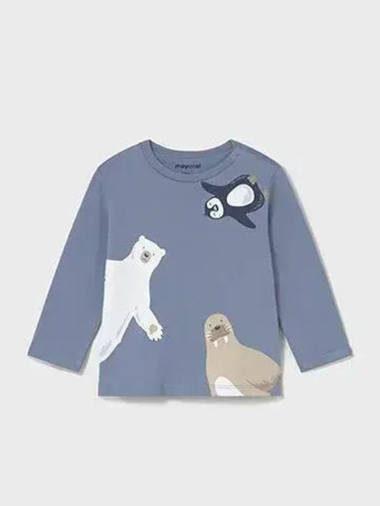 Mayoral Kinderoberteile Langärmelig Blau