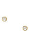 Polytimo Earrings Gold 14K with Stones