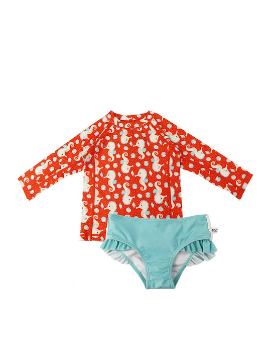 Zoocchini Kids Swimwear Set Red