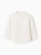 Kids Shirt Short-Sleeved Linen Ecru