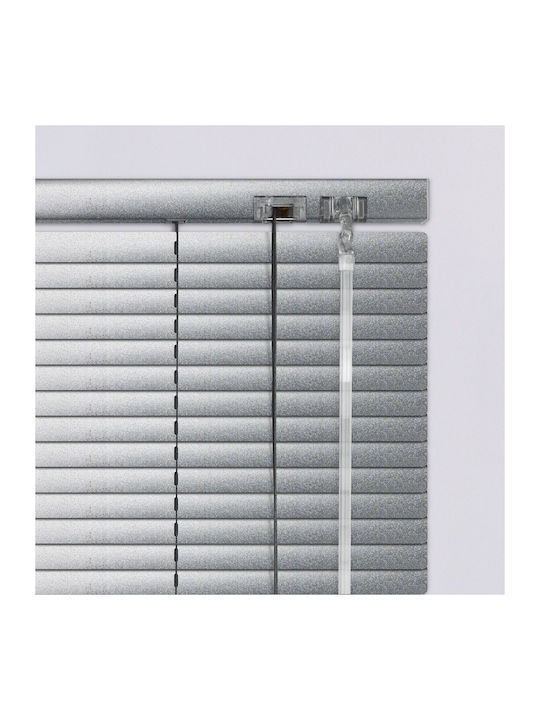 Elite Blinds 846048 Aluminum Blinds in Silver Color P100xH200cm