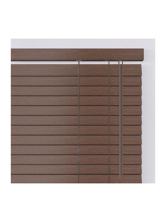 Elite Blinds 815215 Στόρι Σκίασης Ξύλινο σε Καφέ Χρώμα Π100xΥ100εκ.