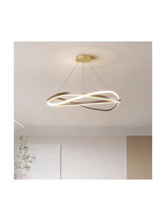 ArkoLight Κρεμαστό Φωτιστικό Χρυσό LED με Ρυθμιζόμενο Λευκό Φως